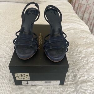 Donna Karan Indigo Strappy Heels